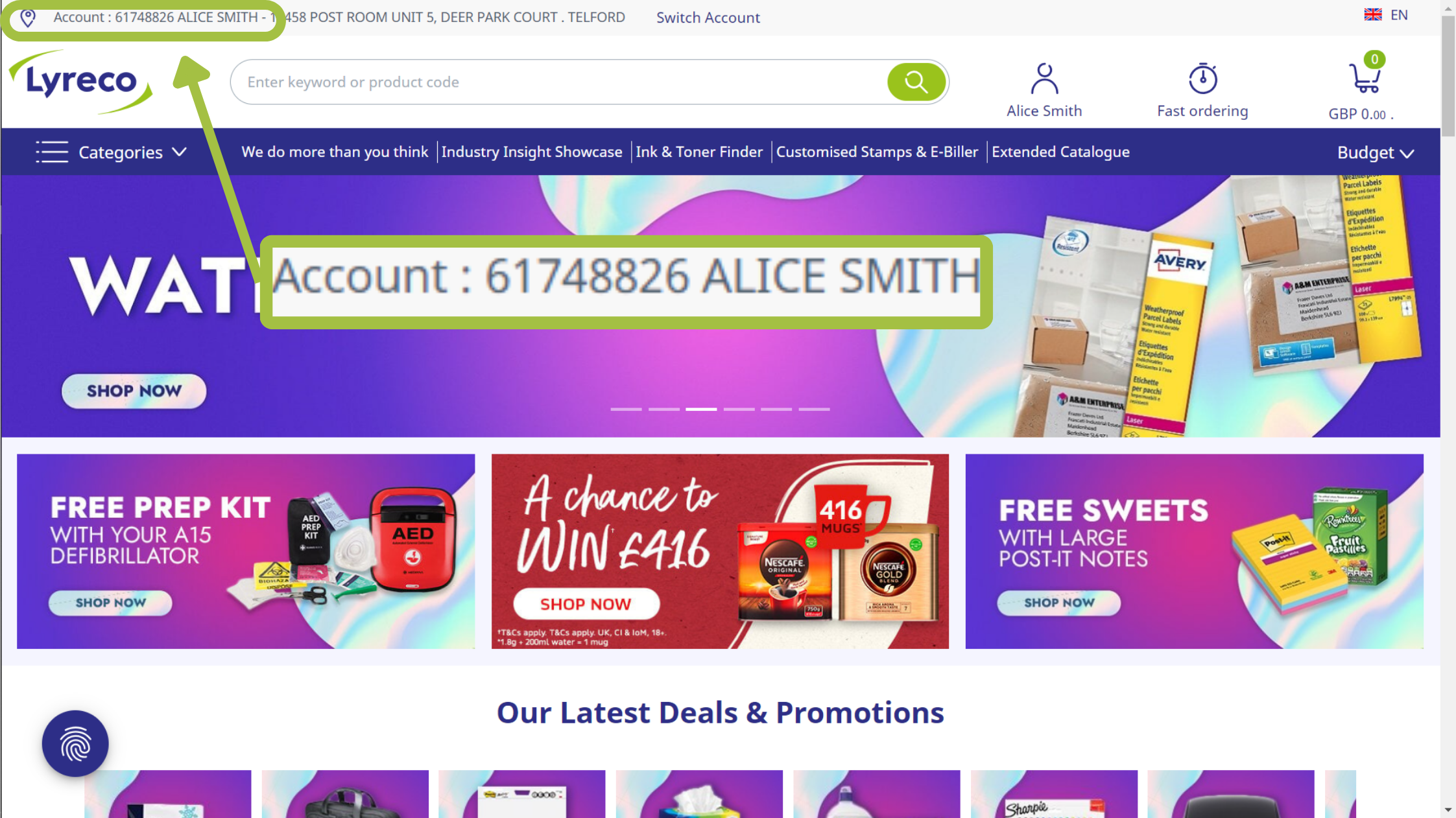 Webshop - Home Screen Account Number.png