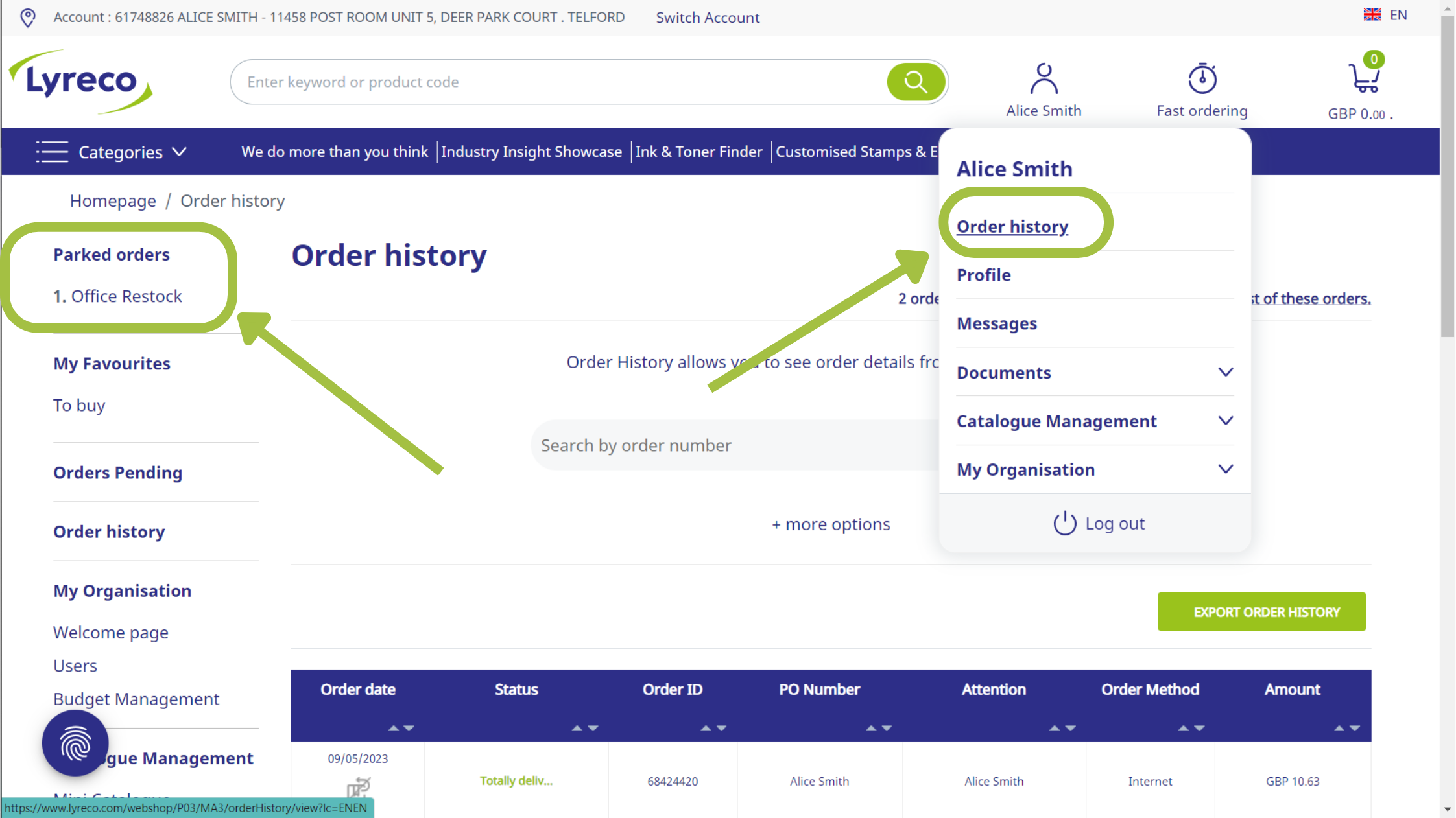 Webshop - Order History - Parked Orders.png